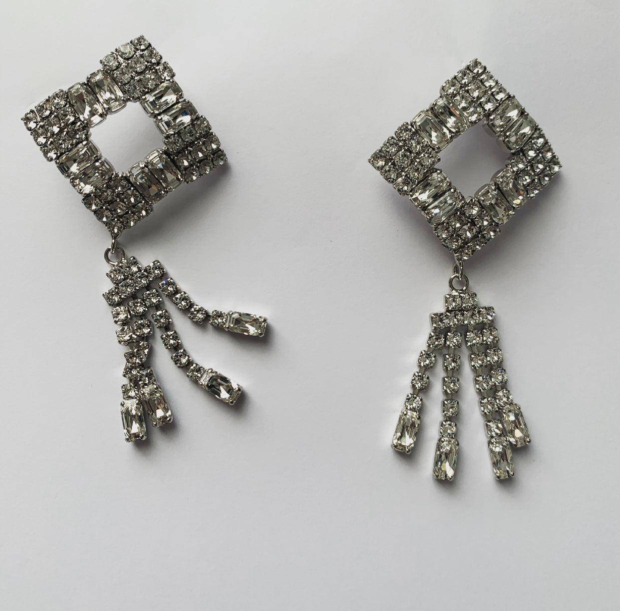 The Glitterati Diamante Earrings