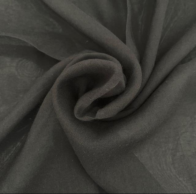Silk Blend Scarf - In Black